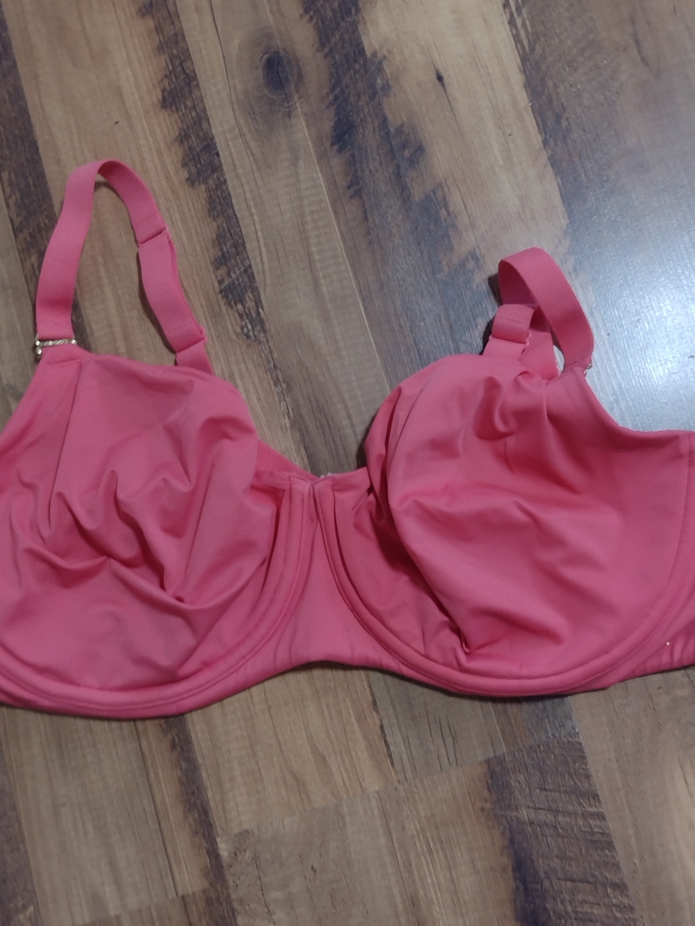Cacique Coral Pink Underwire Full-Coverage Bra